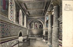 CPA Roma Basilica di S Lorenzo fuori le mura Capella 