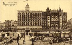 CPA Blankenberghe Continental Palace Hotel et Excelstor Belle Vue