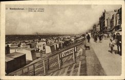 CPA Blankenberge Digue et Plage
