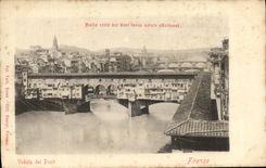 CPA Veduta de Ponti Firenze 