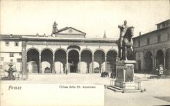 CPA Firenze Chiesa della SS Anunziata