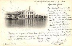 POSTAL Argel el Ministerio de marina de la VENDIMIA