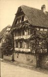 VINTAGE POSTCARD Zutzendorf House gallery out of wooden