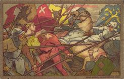 CPA Suisse Carte de la fete nationale Dunk