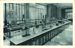 VINTAGE POSTCARD National institute D Colonial Agronomy Indochinese Souvenir Indo China Museum Chemistry laboratory of raised