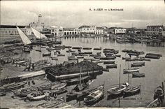 POSTAL Argel L barcos de la VENDIMIA de Amlraute