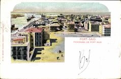 CPA Port Said Panorama De Port Said Egypte