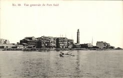 CPA Port Said Vue Generale Egypte