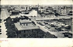CPA Port Said Egypte Bateaux