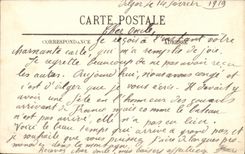 POSTAL Argel de la VENDIMIA la mezquita Dieman Djedid