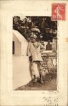 VINTAGE POSTCARD North Africa Child