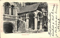 VINTAGE POSTCARD Norman Stair Canterbury cathedral