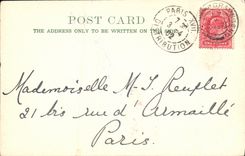 VINTAGE POSTCARD Norman Stair Canterbury cathedral