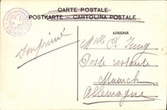 CPA Rheinfall und die Alpen