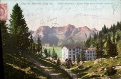 CPA Lago di Misurina Hotel Misurina e Grand Hotel Verso Sorapis