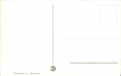 VINTAGE POSTCARD Geneva the Lighthouse and Mont Blanc