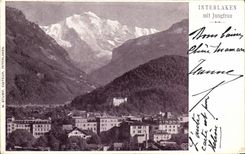 CPA Interlaken Mit Jungfrau