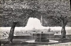 CPA Roma Panorama Dall Accademia di Francia