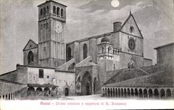 POSTAL Assisi Chiesa Interiore E Superiore di S Francisco de la VENDIMIA