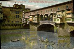 CPA Firenze Ponte Vecchio Dalla Via Archibusieri