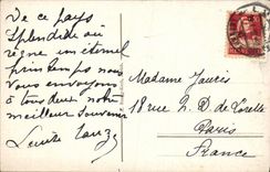 Di Lugano Motivo Presso Oria de Lago de la POSTAL de la VENDIMIA