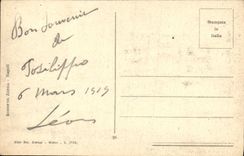 Regalo de Posillipo Palazzo Ana de la POSTAL de la VENDIMIA