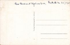 VINTAGE POSTCARD Rasdall I Baden Im park Swan