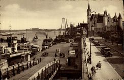 Etapa de aterrizaje de Amberes de la POSTAL de la VENDIMIA de los barcos de Steen