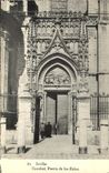 VINTAGE POSTCARD Sevilla Catedral Puerta de Los Palos