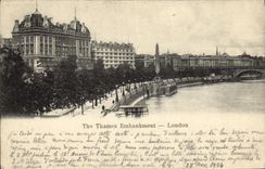 CPA The Thames Embankment London