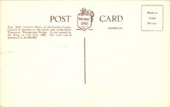 CPA The County Hall London Bateau