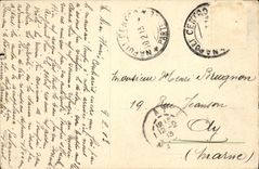 Panorama DA S Antonio de Sorrento de la POSTAL de la VENDIMIA