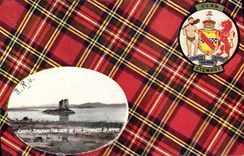 VINTAGE POSTCARD Castle Stalker The seat off the Stewarts off Appin