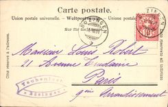 CPA Gorges Du Taubenloch La Chute