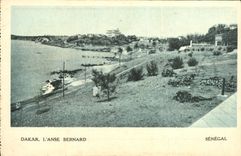 VINTAGE POSTCARD Dakar L handle Bernard