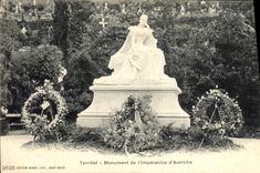 CPA Territtet Monument de L Imperatrice d Autriche