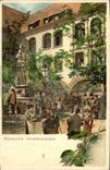 VINTAGE POSTCARD Munchen Hofbrauhaus Hof