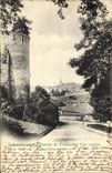 VINTAGE POSTCARD Luxembourg Descent of Fetschenhof Roman Tower