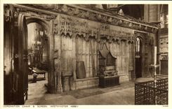 CPA Coronation Chair Screen Westminster Abbey London 
