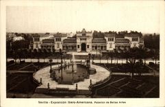 VINTAGE POSTCARD Sevilla Exposicion Ibero Americana Pabellon de Bellas Artes
