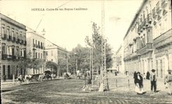 VINTAGE POSTCARD Sevilla Fixes los Reyes Catolleos