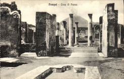 La POSTAL Pompeya de la VENDIMIA puso a di Pansa