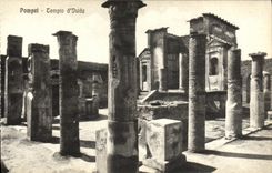 POSTAL Pompeya Tempio D Iside de la VENDIMIA