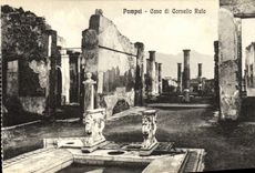 La POSTAL Pompeya de la VENDIMIA puso a di Cornelio Ruio