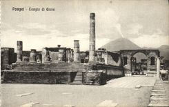 POSTAL Pompeya Tempio di Giove de la VENDIMIA