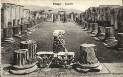 Basilica de Pompeya de la POSTAL de la VENDIMIA