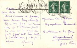 POSTAL Argel de la VENDIMIA la nueva oficina de correos