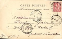 VINTAGE POSTCARD Philippeville View taken of the Villa of the Roses