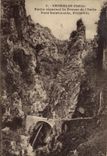 Barranco de Grimaldi de la POSTAL de la VENDIMIA que separa Francia de L frontera de St  Louis del puente de Italia