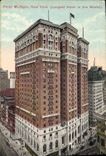 VINTAGE POSTCARD Hotel Mc Alpine New York Largest Hotel in the world